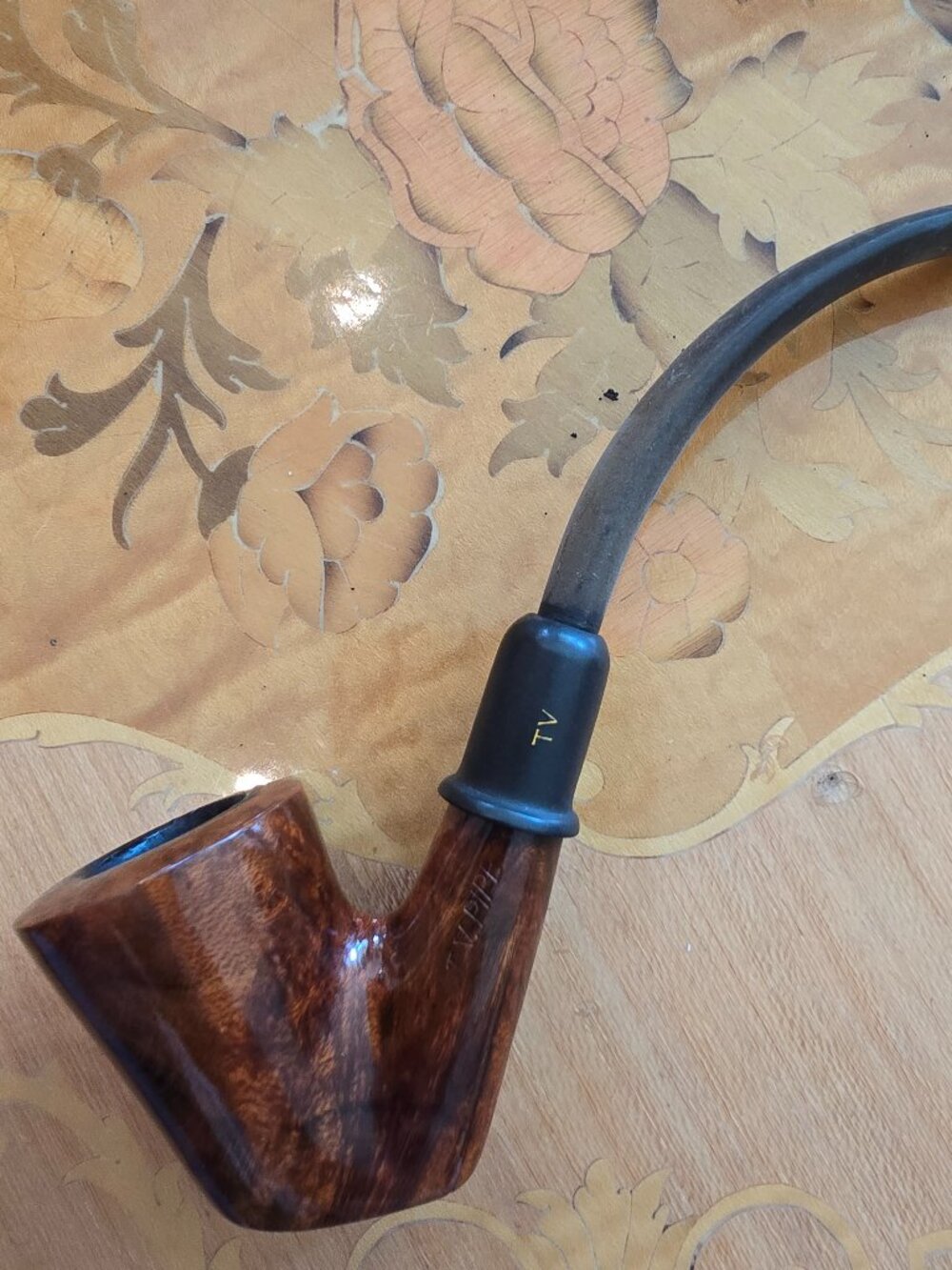 Vapipe - Vintage Briar Pipe, Bent Shape, Marked Stem & Shank, Collectible